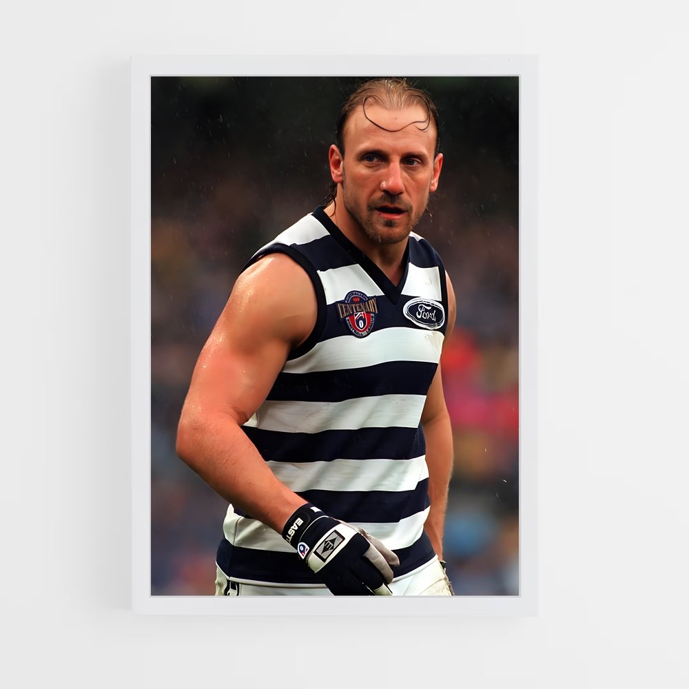 Poster Le Maître des Rayures – affiche Football australien (vue 3)